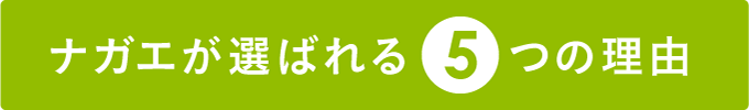 ナガエが選ばれる5つの理由